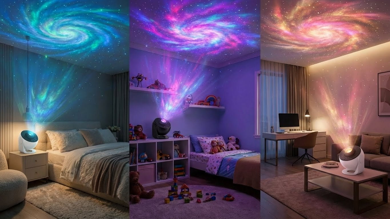 Pack 3× Lampe Lumora™ – Aurora Ambience Lamp (Maison complète)